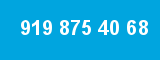 919 875 40 68 919 875 40 68
